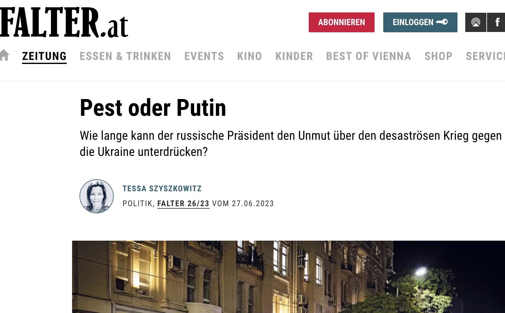 Pest oder Putin