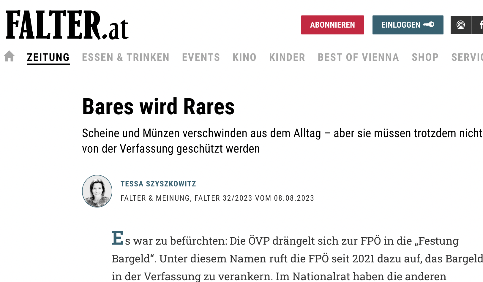 Bares wird Rares